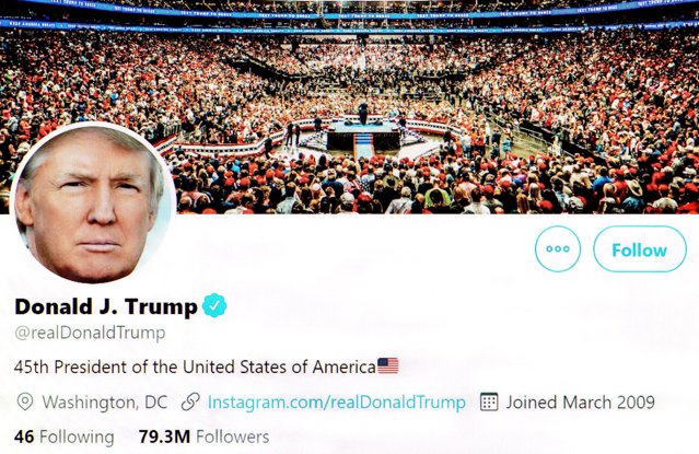 Trump şterge o postare de pe o reţea de socializare în care un suporter strigă „putere albă”