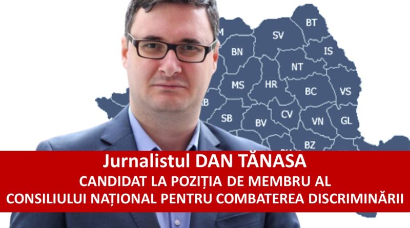 De ce ar trebui acceptată candidatura lui Dan Tănasa la combaterea discriminării – CURIERUL ROMÂNESC