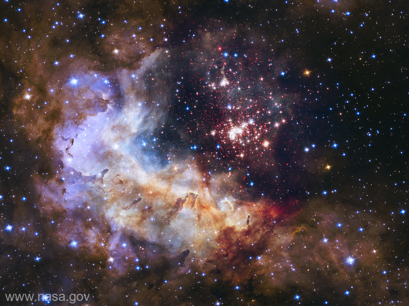 SPAŢIU/IMAGINEA SĂPTĂMÂNII: O maternitate stelară extrem de activă, fotografiată de Hubble