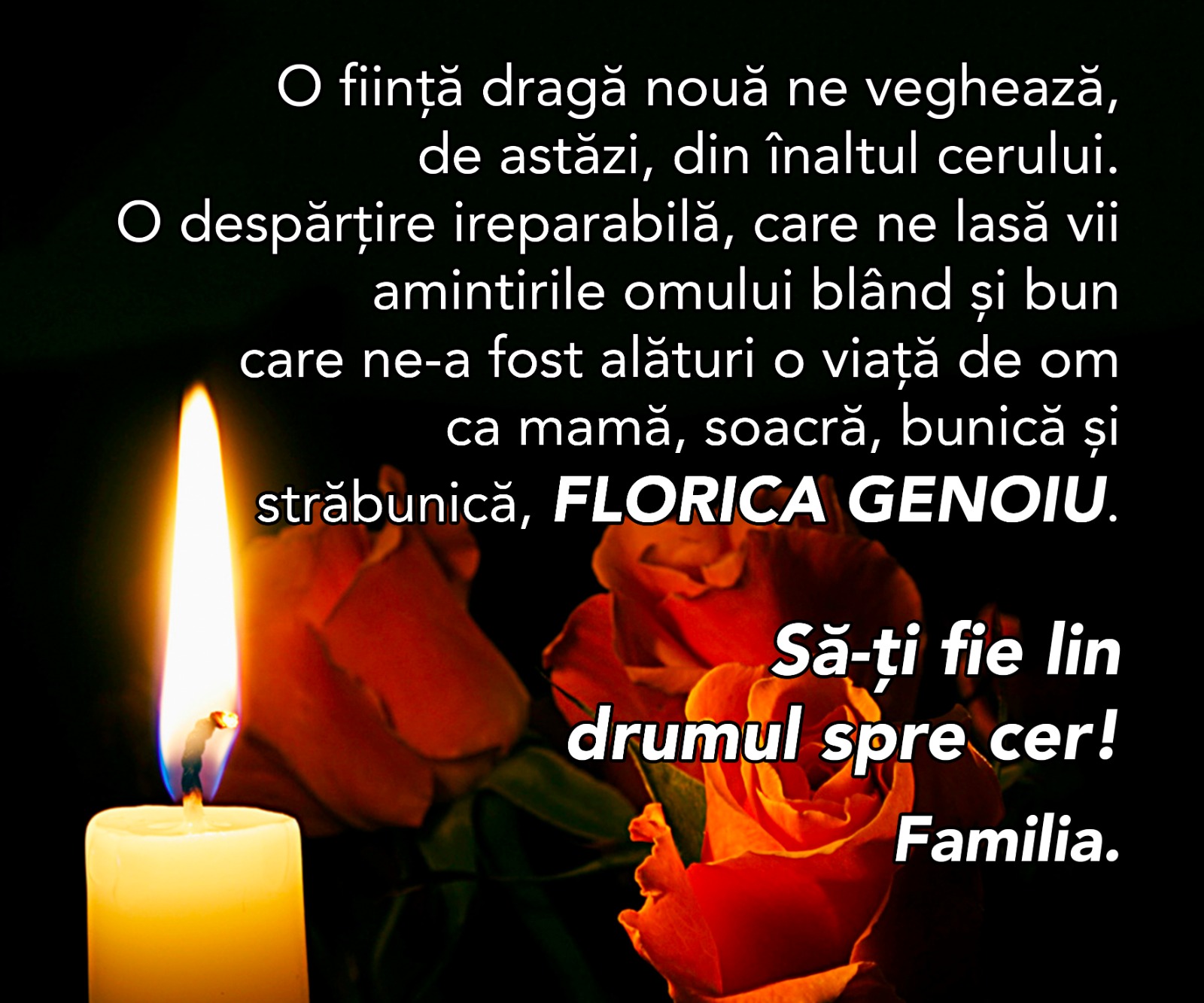 A murit Florica Genoiu, mama primarului Craiovei – GAZETA de SUD