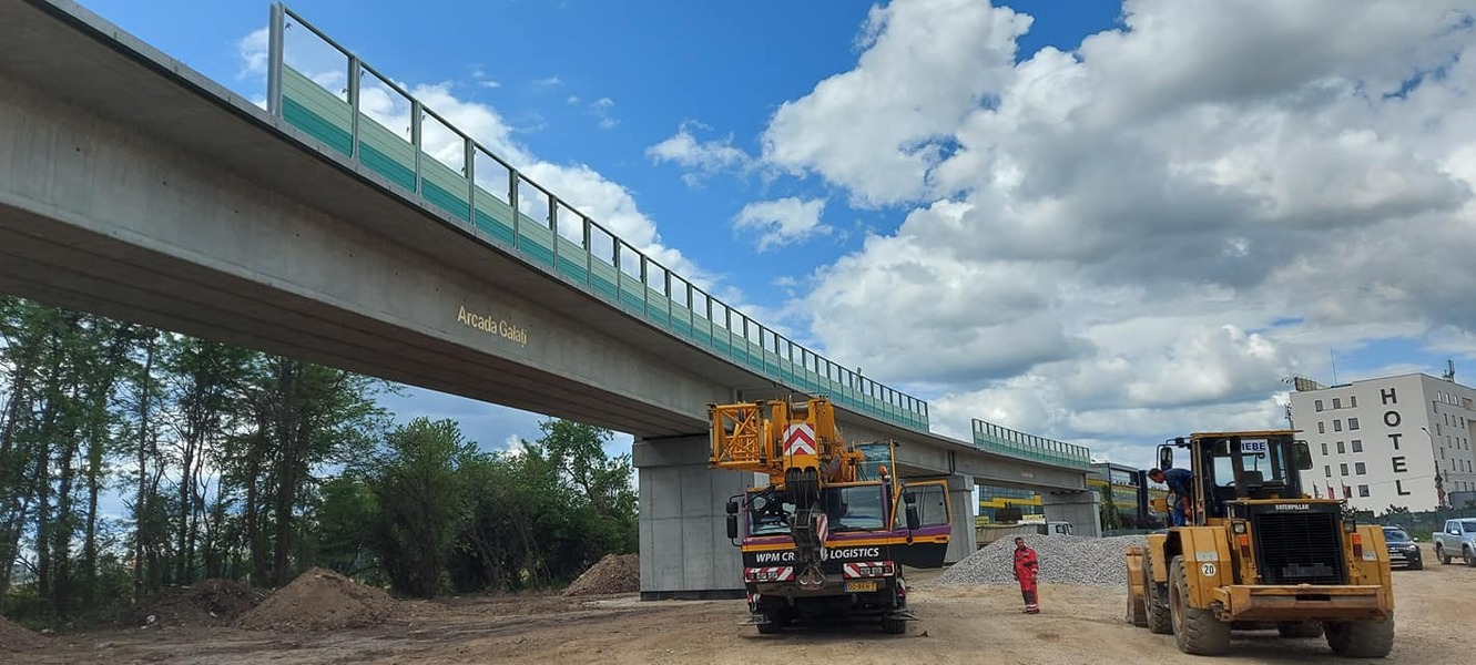 FOTO Calea ferată Gara de Nord – Aeroportul Otopeni, noi imagini cu proiectul care se apropie de finalizare