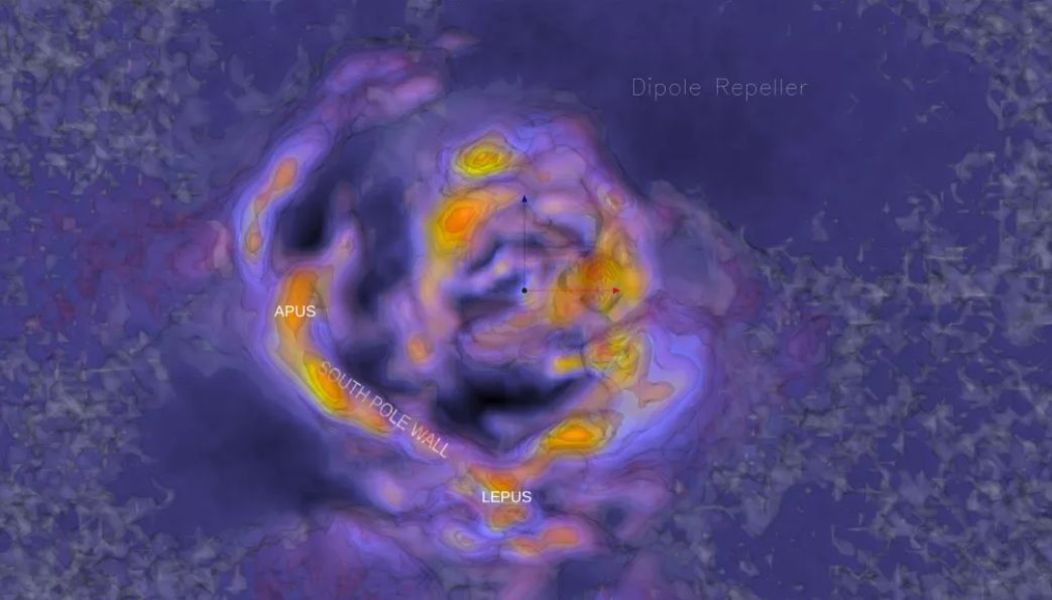 Astronomii au descoperit o structură cosmică uriașă care se întinde pe 1,4 miliarde de ani – lumină