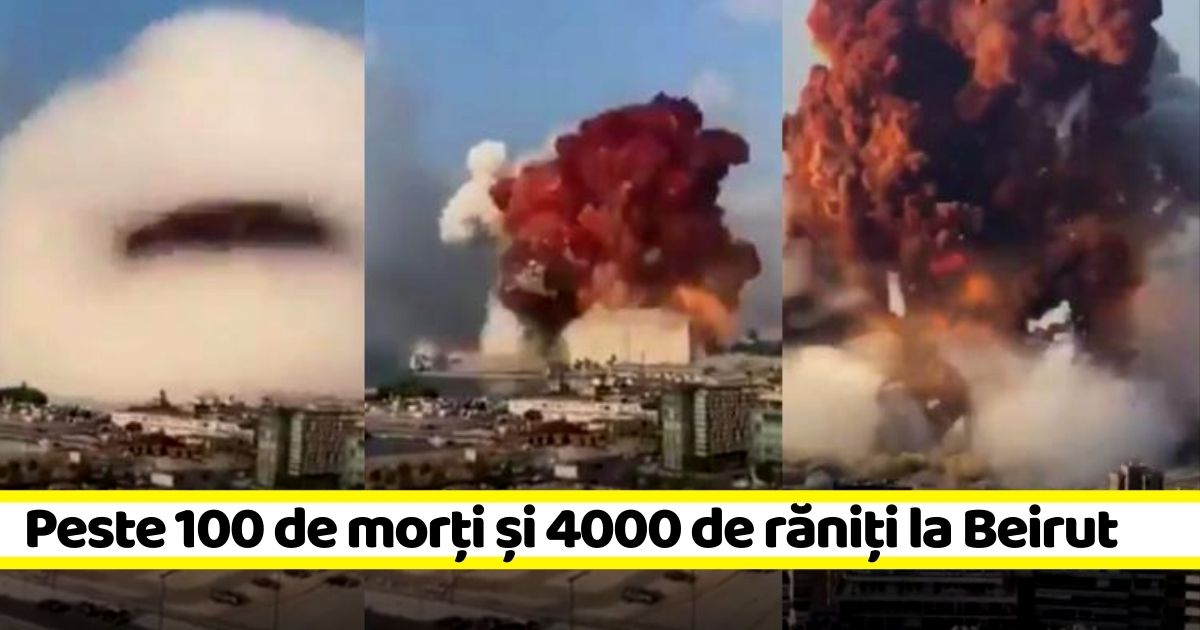 Cauza catrastrofei din Beirut care a ucis peste 100 de persoane și a rănit peste 4.000 (VIDEO)