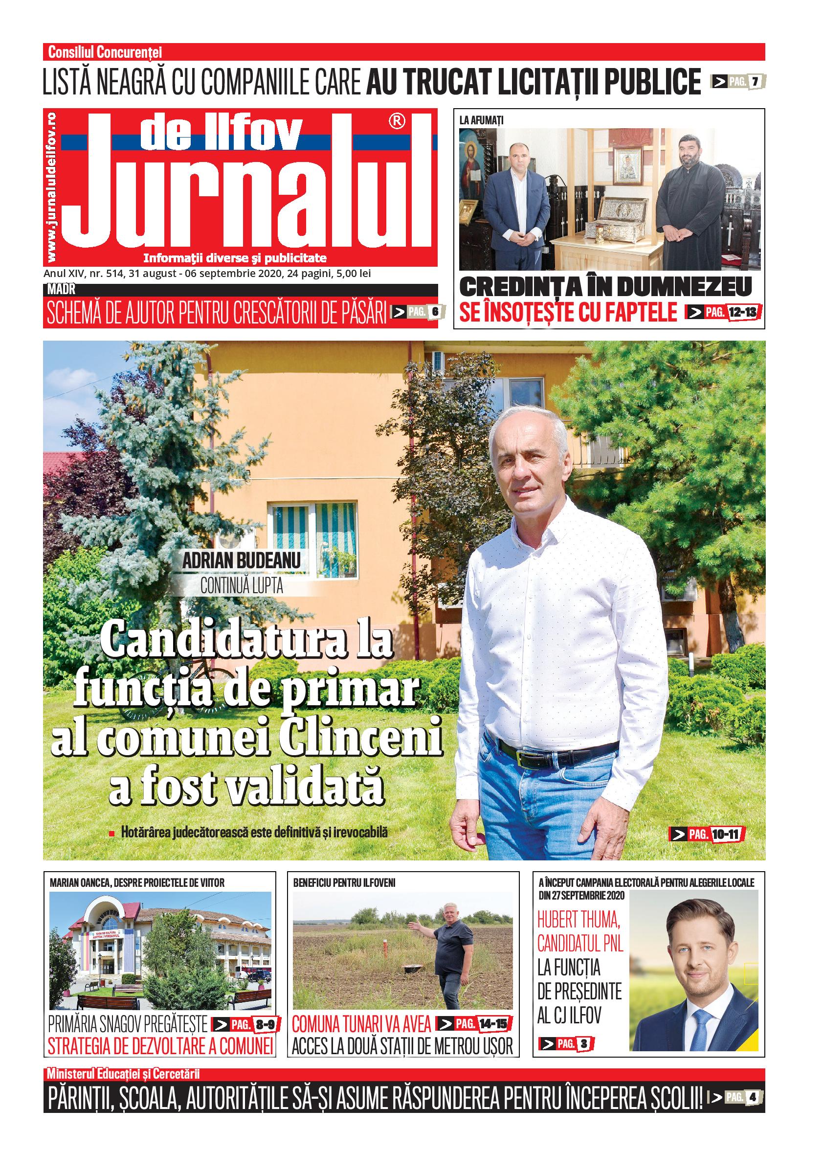 A apărut Jurnalul de Ilfov! – Jurnalul de Ilfov