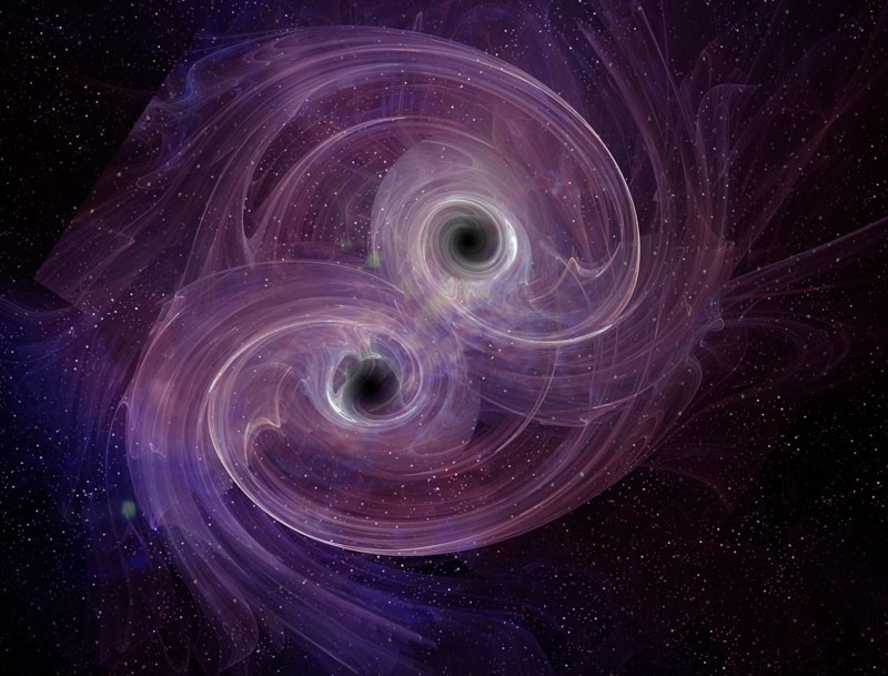 Astronomii au detectat cea mai mare și îndepărtată ciocnire a două găuri negre