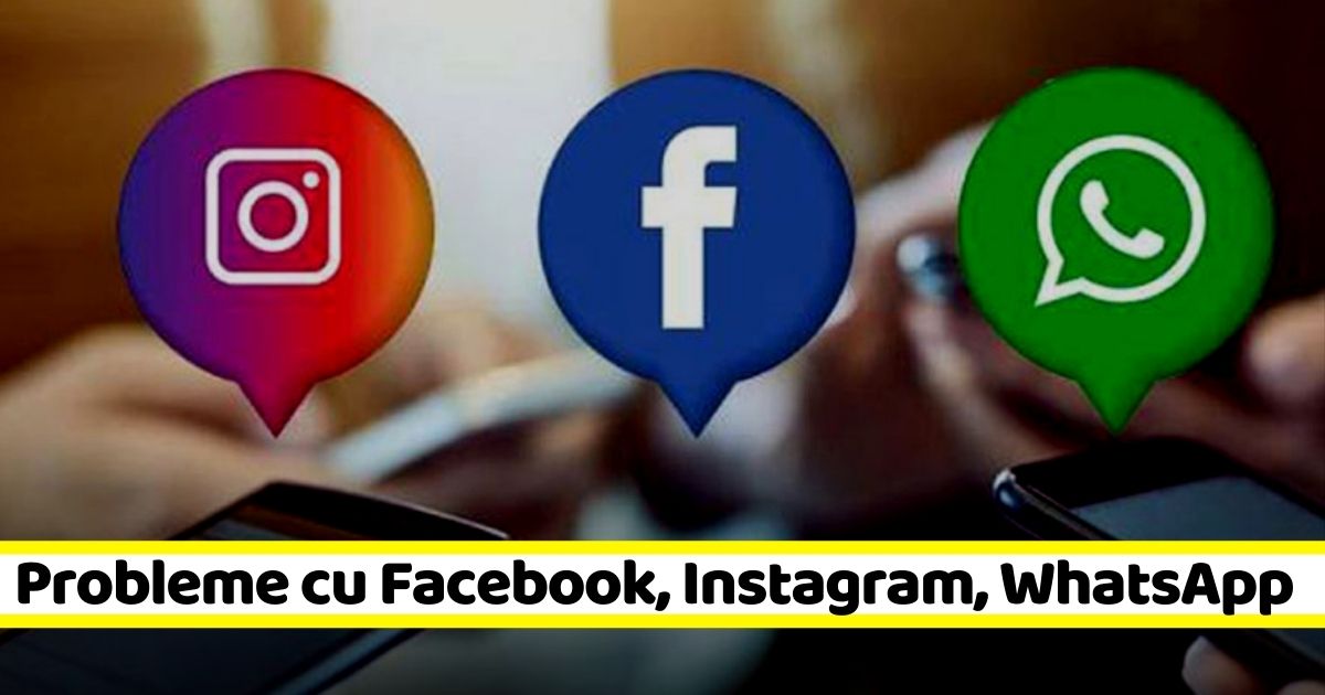 Probleme cu Facebook, Instagram și WhatsApp