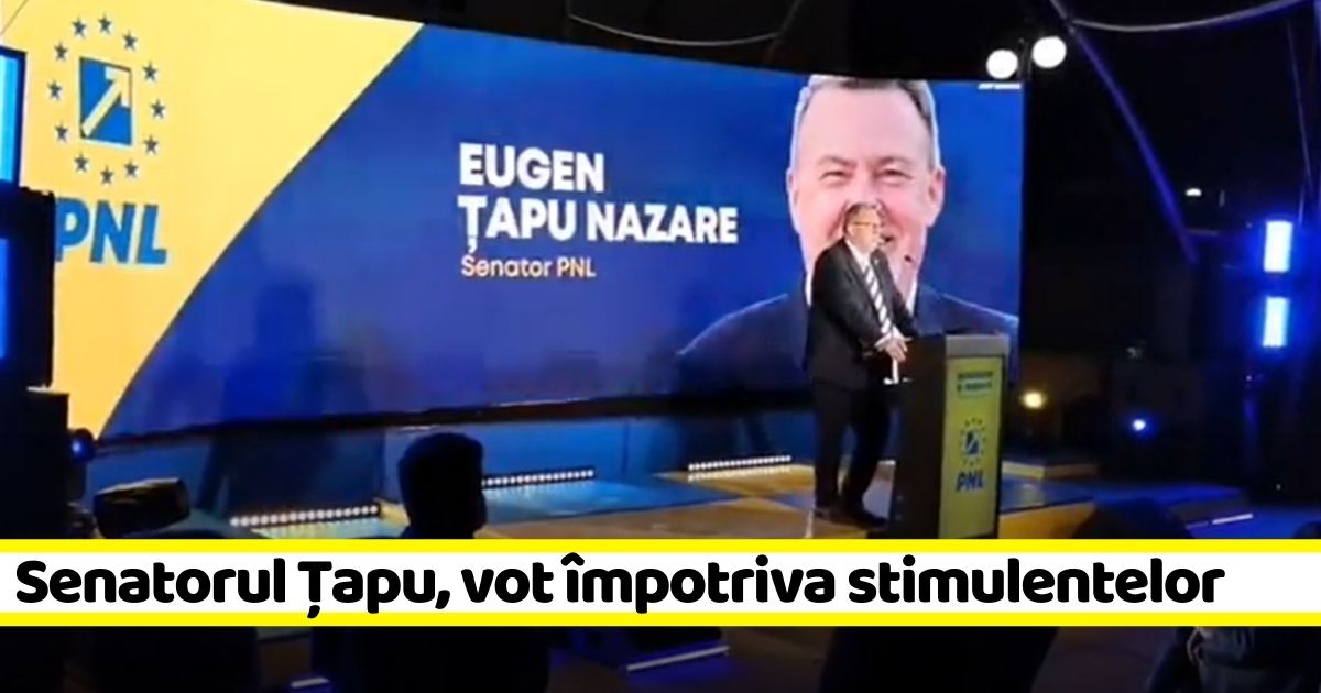 Senatorul Eugen Țapu-Nazare nu dorește acordarea stimulentelor de risc profesorilor (VIDEO)