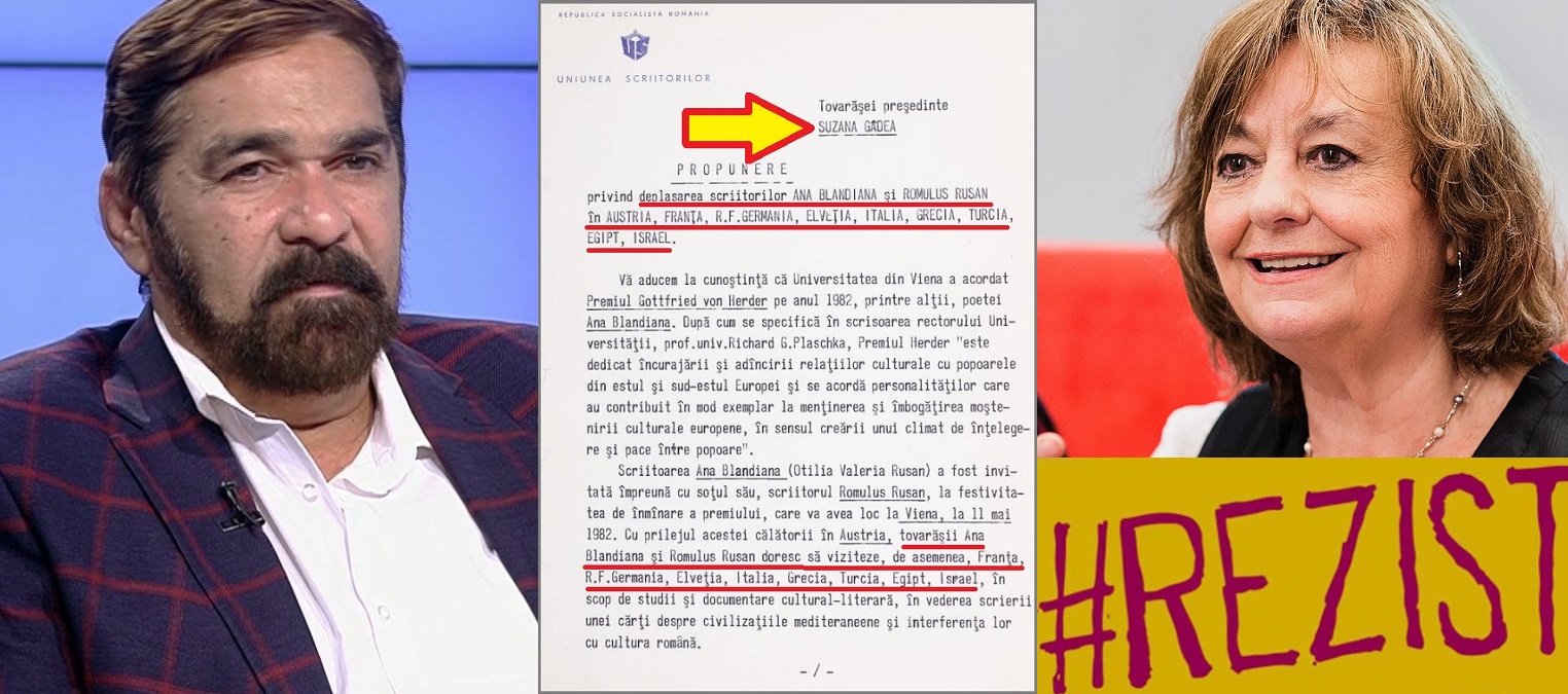 Jurnalistul Ion Spânu o dezbracă de disidență pe Ana Blandiana. Tovarășa Suzana Gâdea și Documentul care face praf falsa opoziție anticomunistă a #rezistentei de azi