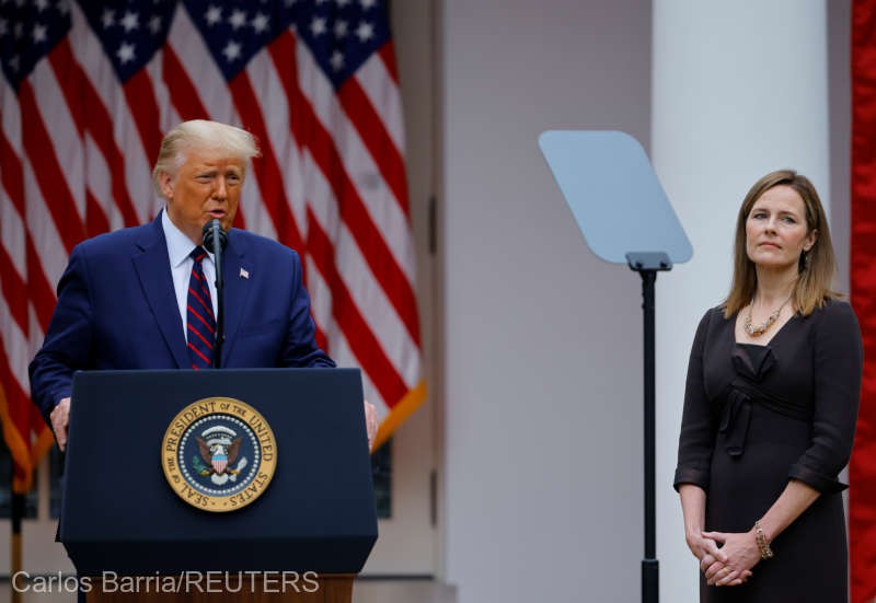 SUA: Trump a anunţat nominalizarea judecătoarei conservatoare Amy Coney Barrett la Curtea Supremă