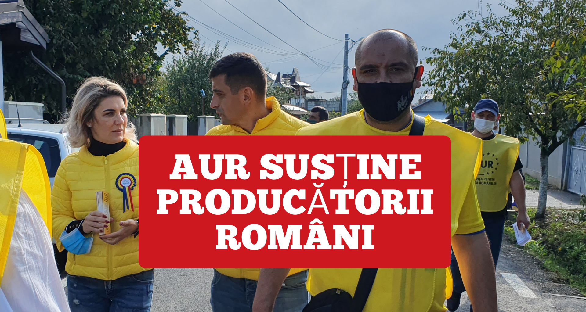 George Simion: AUR susține micii producătorii români. Corporațiile au PSD, PNL, USR