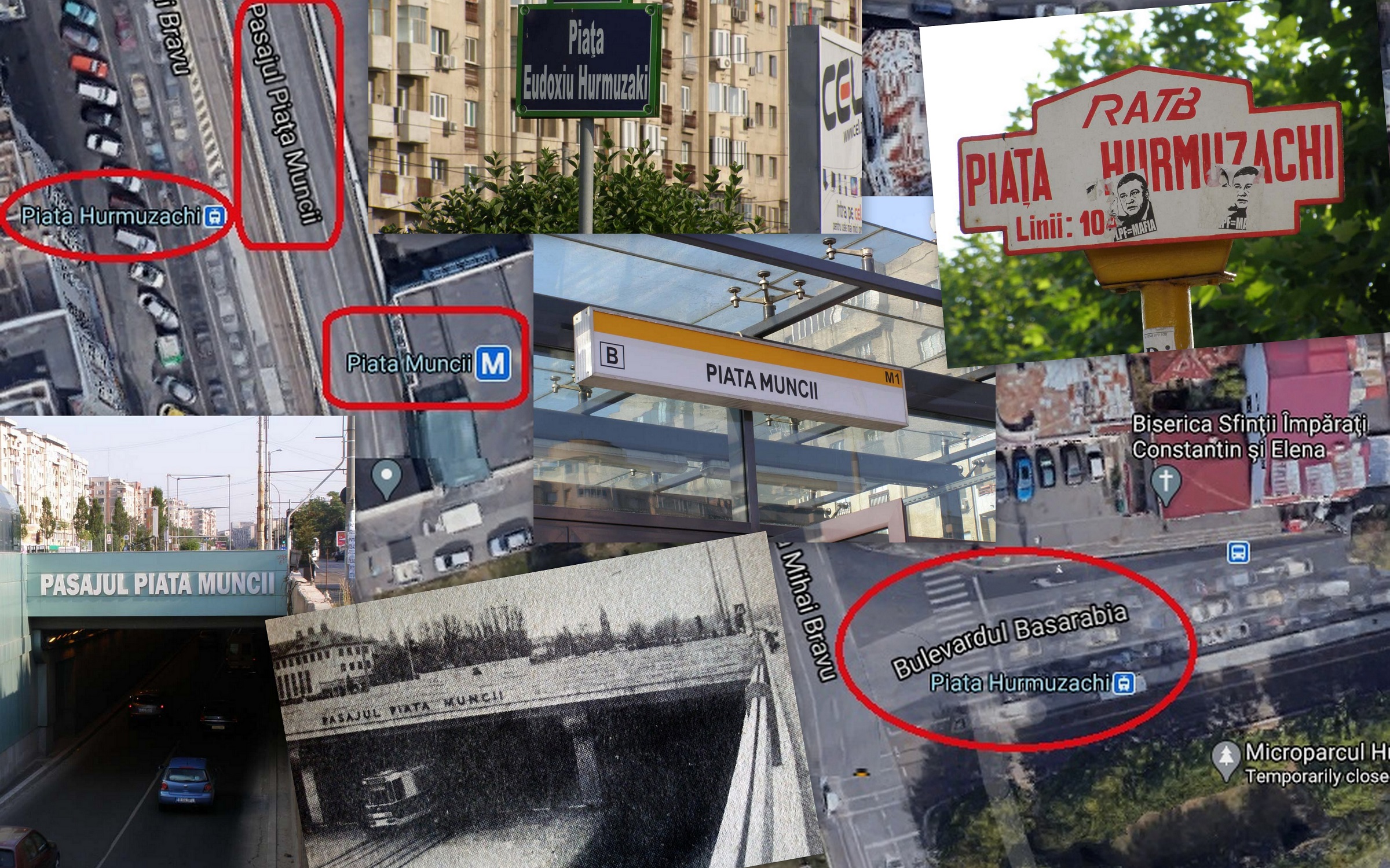 SĂ FIE PASAJUL TRIANON! Relicve ale comunismului în plin București. ActiveNews cere Primarului Nicușor Dan și conducerii Metrorex schimbarea denumirilor aberante ale Pasajului și Stației de Metrou “Piața Muncii” cu Trianon și Basarabia