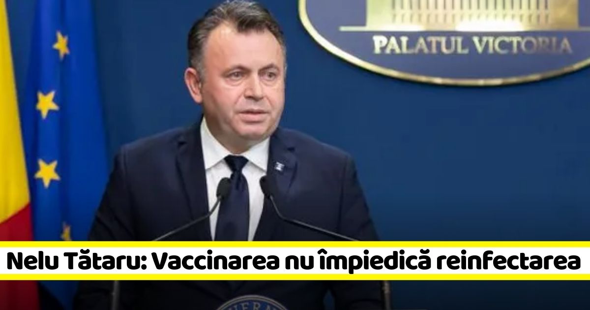 Tătaru: Vaccinarea nu împiedică reinfectarea, dar forma de boală va fi mai ușoară