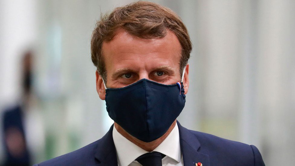 Preşedintele francez, Emmanuel Macron, testat pozitiv la coronavirus