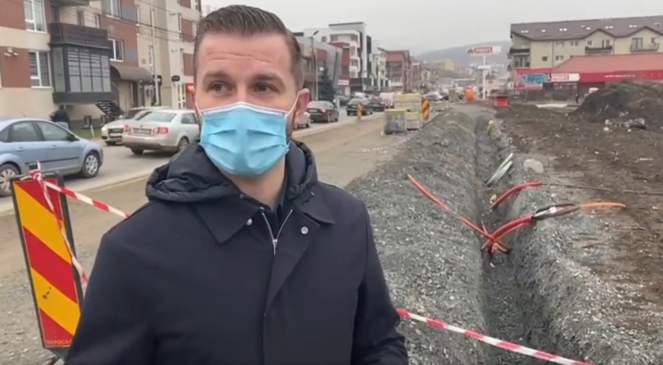 Primarul din Florești anunță penalizări pentru firma care efectuează lucrările de modernizare pe strada Eroilor