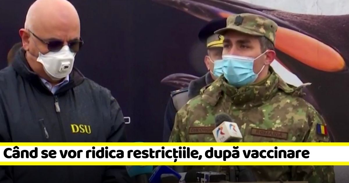 Câți români trebuie să se vaccineze pentru ridicarea restricțiilor