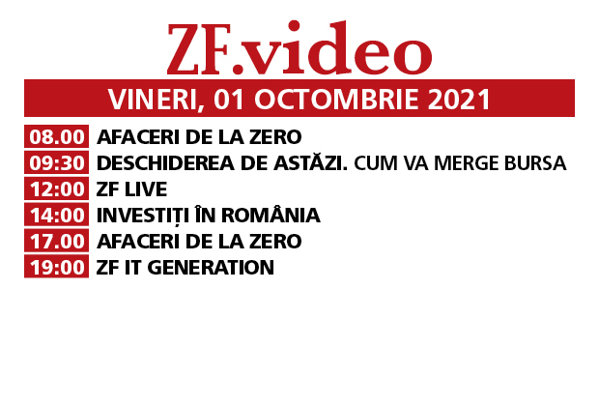 Emisiunile zilei de vineri, 01 octombrie 2021