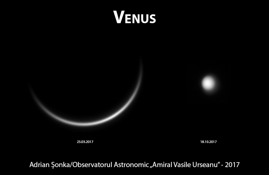 Pe cerul nopții în octombrie se poate vedea planeta Venus