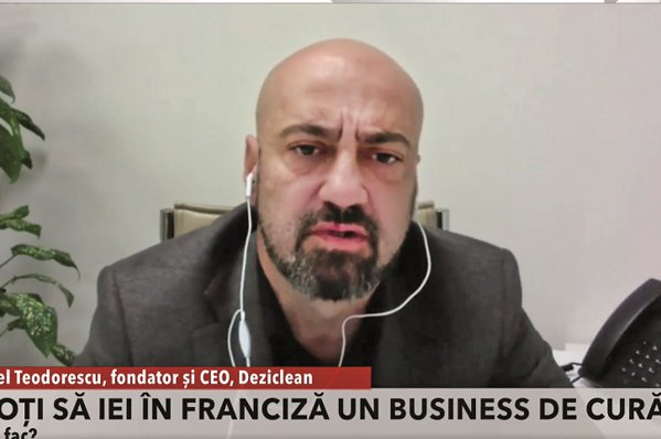 ZF Live. Gabriel Teodorescu, fondator şi CEO, Deziclean: Suntem prima generaţie care dezvoltă servicii private de curăţenie în România. Businessul nostru creşte exponenţial