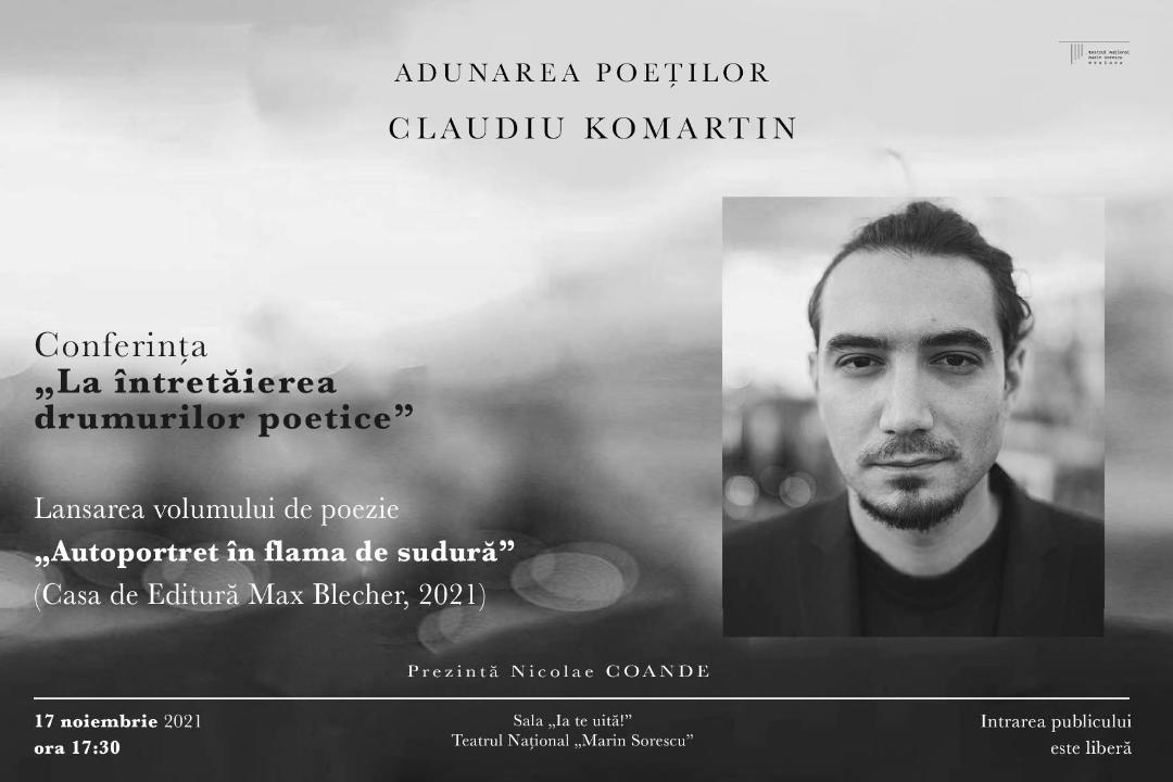 Craiova: Poetul Claudiu Komartin la „Adunarea Poeților” – GdS