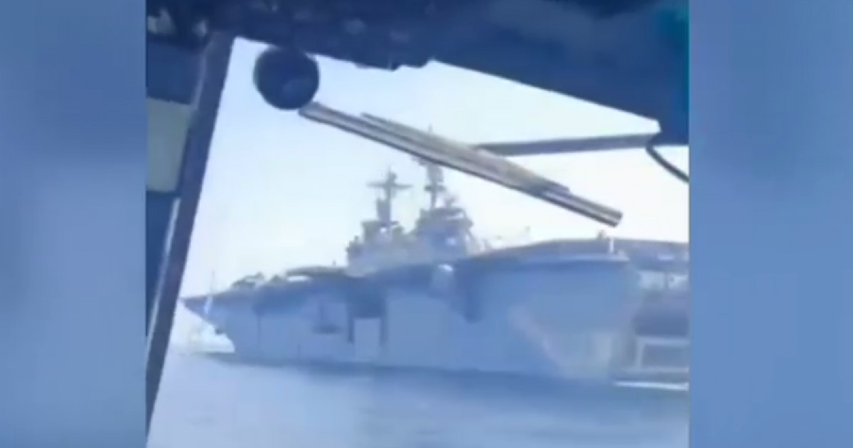 VIDEO. Manevre periculoase făcute de un elicopter iranian în apropierea unei nave de război a SUA