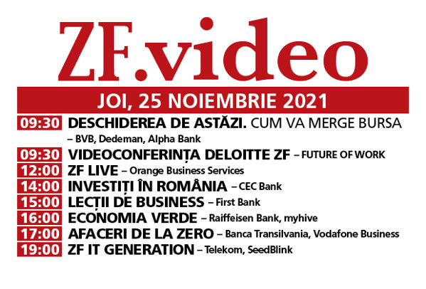 Emisiunile zilei de joi, 25 noiembrie 2021