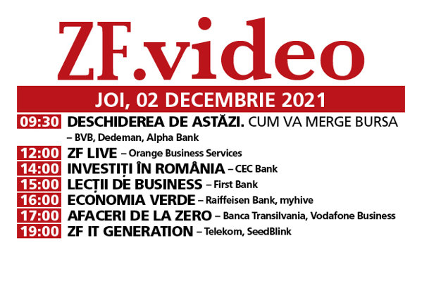 Emisiunile zilei de joi, 02 decembrie 2021