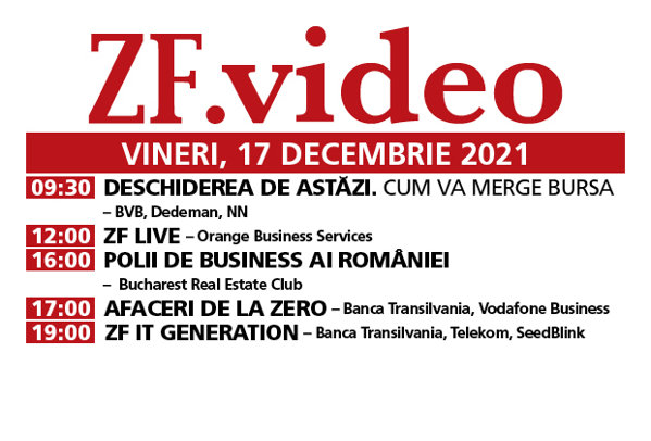 Emisiunile zilei de vineri, 17 decembrie 2021