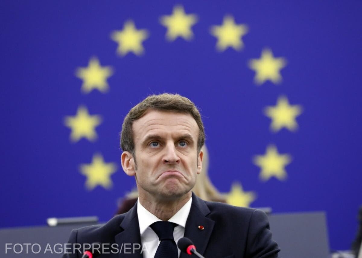 Rusia – Ucraina. Macron: Franța, gata să participe cu trupe permanente în România