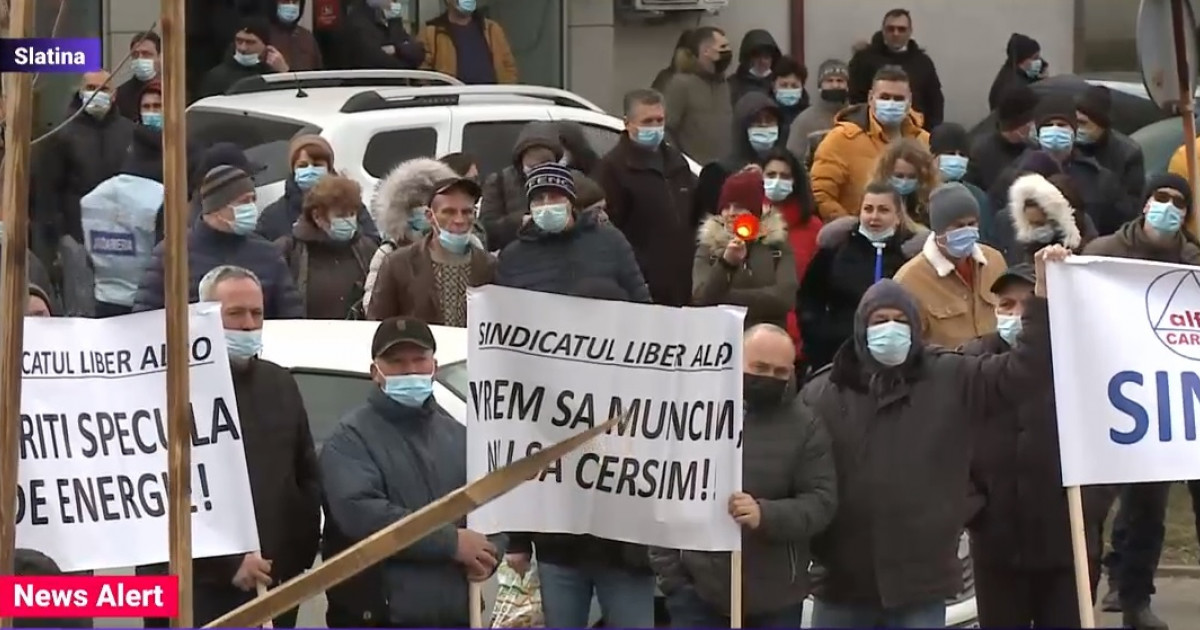 Peste 1.500 de angajați de la ALRO sunt trimiși în șomaj tehnic din cauza scumpirilor la energie